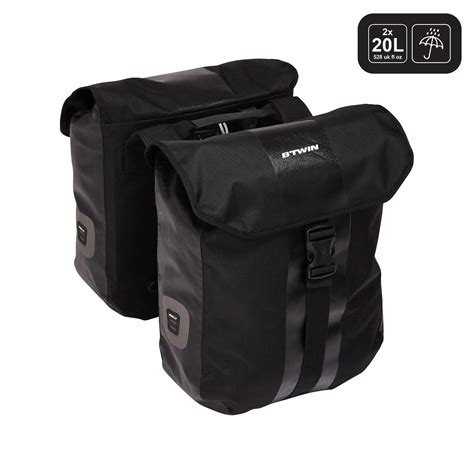 bikepacking bags decathlon|decathlon bike panniers.